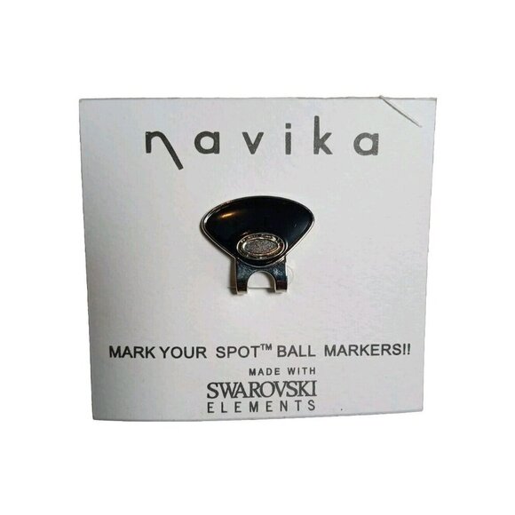 Navika Magnetic Golf Ball Marker & Hat Clip Swarovski Crystals - Picture 3 of 4